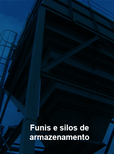 Funis e silos de armazenamento